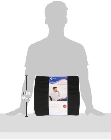 Roscoe Back Support For Office Chair, Contoured Lumbar Pillow and Chair Cushion, Back Pillow For Lower Back Pain and Lower Back Support