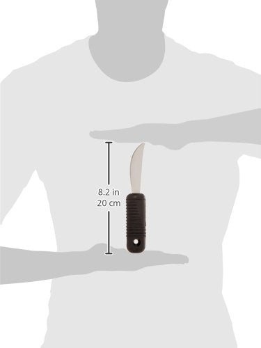 Sammons Preston 79466 Sure Grip Rocker Knife with 4" Length Thick Rubber Handle with Good Grips