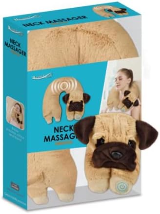 BCL Health Vibrating Massage Plush Neck Massager Dog & Custom Storage Carrier