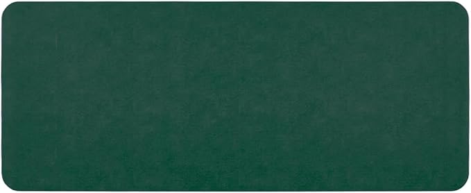 TYUU Bathroom Mat Quick Dry, Bathroom Rugs Non Slip Washable Thin Absorbent Bath Mat Fits Under Door Bathroom Floor Mat Perfect for Bath, Shower, or Sink 24"x60" Dark Green