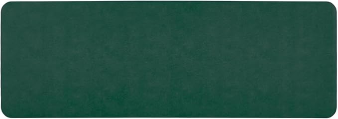 TYUU Bathroom Mat Quick Dry, Bathroom Rugs Non Slip Washable Thin Absorbent Bath Mat Fits Under Door Bathroom Floor Mat Perfect for Bath, Shower, or Sink 24"x70" Dark Green