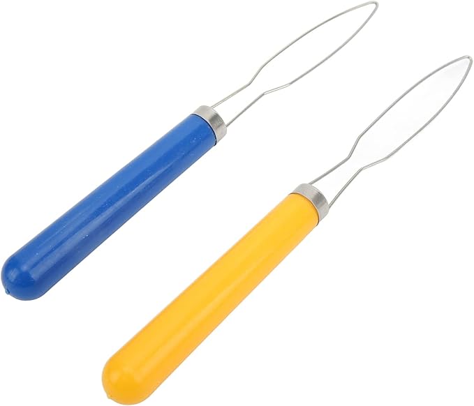 Button Hook,2PCS Dressing Aids Button Hook,Multi Color Mix Button Hook Helper Portable Button Hook Tool for Sewing Tailoring
