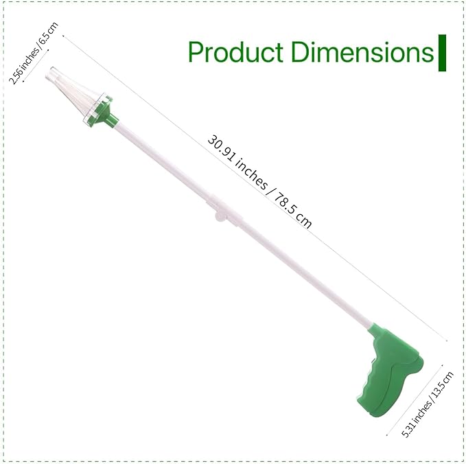 Spider Catcher, Insect Catcher, Bug Grabber, Spider Grabber, Long Handled with Foldable Design, for Home Office Garden Camping Beach (2nd Generation, Green)