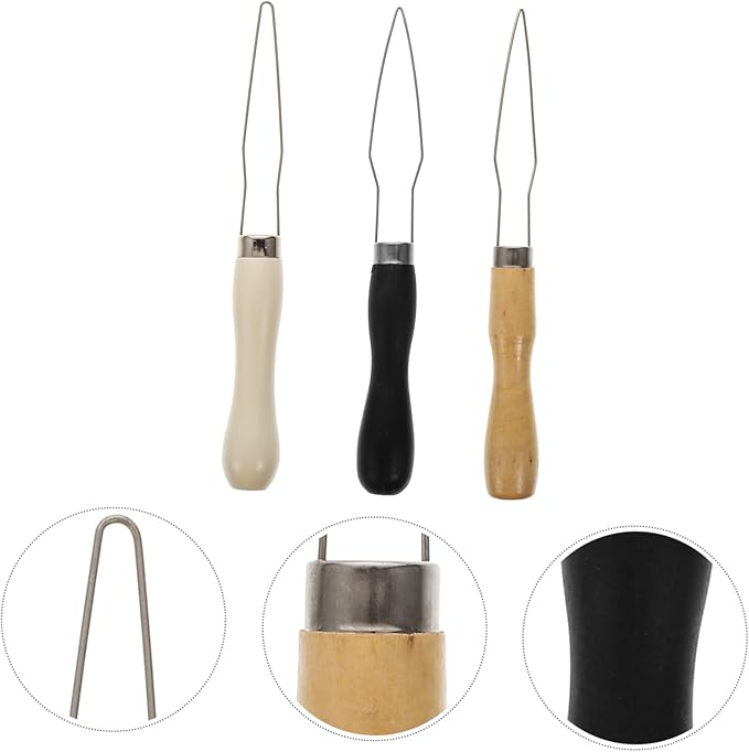 3pcs Button Hook Assist Device Quick Button Fastener Tool for Easy Dressing for Dexterity Seniors Smooth Operation for Shirts Zippers