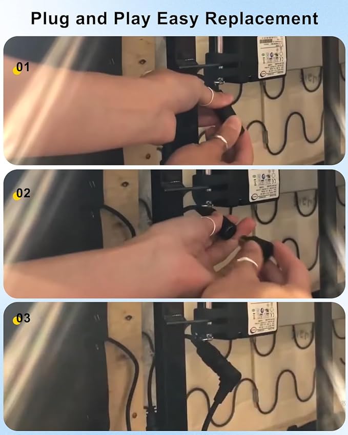 3 Pin 11 Button Massage Function Remote Handset Controller for Recliner Lift Chair, Controls 1 Lifting Up/Down Motor 4 Sets of Vibration Motors 1 Heating Pad
