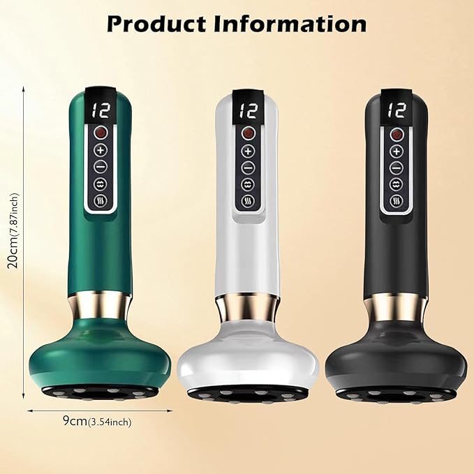 Anti Cellulite Massage Tool Body Sculpting Machine Suction Massager 3-in-1 Masajeador para Celulitis Y Grasa Abdominal De Madera Remover for Legs Electric Vacuum Cupping Full Contouring Device