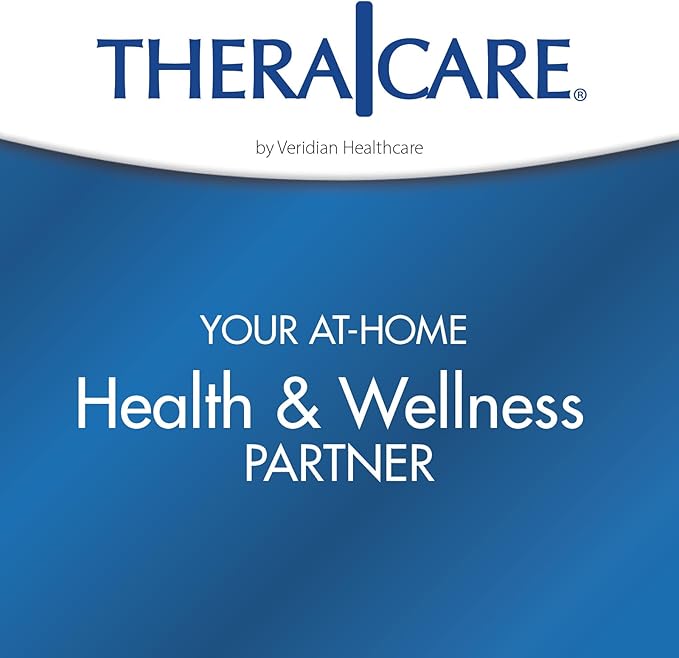 Theracare Blue Vinyl Non-Slip Bath Mat 15 X 27 Inch 19-110