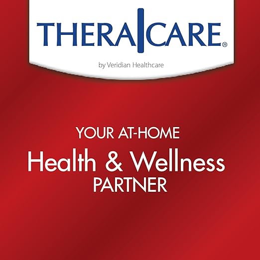 TheraCare Deluxe Heating Pad | Moist & Dry Heat | Four-Heat Settings | Sore Muscles | Soothing Warm Relief | Personal Size 12” x 15” | Safe, Automatic Shut Off
