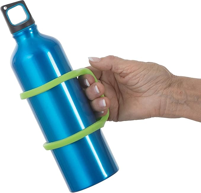 EaZyHold Senior Daily Living Aid, Elderly Care Pack Silicone Universal Cuff for Independence, Geriatrics and Assisted Living, Grip Handles for Hand Mobility (8-Pack)