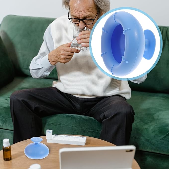 FOMIYES Elderly Cough Relief Percussion Device: Versatile Back Percussion Cup for Mucus, Effective Phlegm Remover for Seniors and Infants, for Home and Hospital Use, Easy to Use