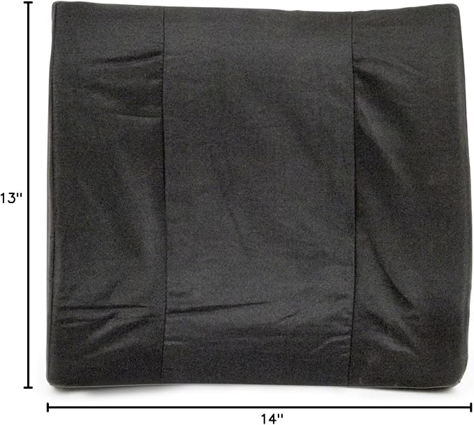 BodyMed Lumbar Support Cushion, Standard, Black – Lower Back Support for Improved Comfort – Ideal for Use at Home, in The Office, and Traveling – Durable, Adjustable, & Lightweight