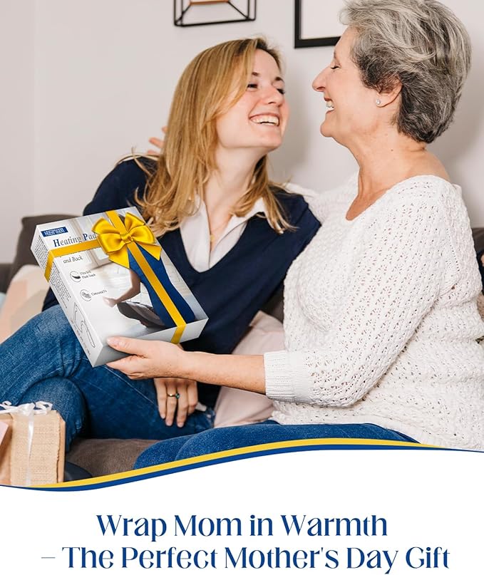 Heating Pad for Neck and Shoulders and Back, Mothers Day Gifts for Mom Wife Grandma Birthday Gifts for Women Men, Weighted Neck Shoulder Heating Pads, Large Heat Pad 6 Heat Levels 4 Auto-Off 22" x 37"