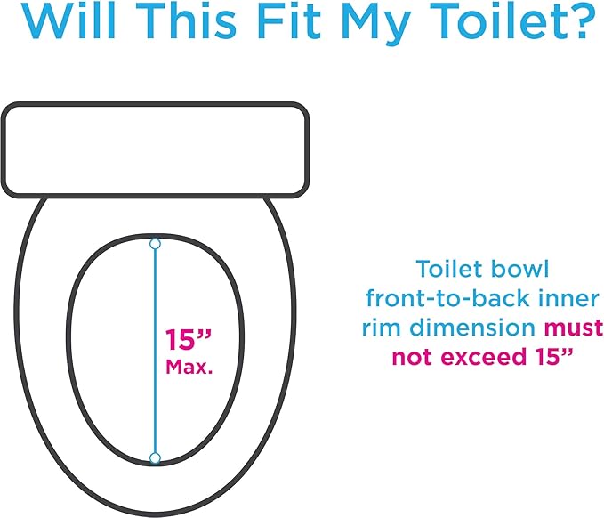 NOVA Medical Products Elevated Raised Toilet Seat with Removable, Padded Handles, White, 1 Count