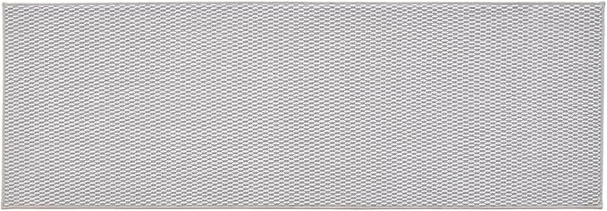 TYUU Bathroom Runner Rugs, Long Bath Mat Runner Washable Thin Quick Dry Low Pile Bathroom Runner Rugs Non Slip, Light Grey 24"x70"
