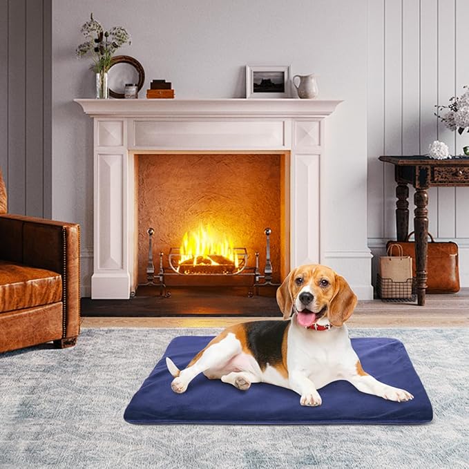 RIOGOO Pet Heating Pad, Electric Heating Pad for Dogs and Cats Indoor Warming Mat with Auto Power Off (X-Large:28" x 18")