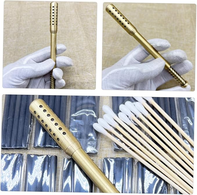 FOMIYES 3pcs Moxibustion Stick Roller Muscle Knot Remover Guasha Massage Tool Body Moxas Rod Stick Heat Therapy Elderly Exercise