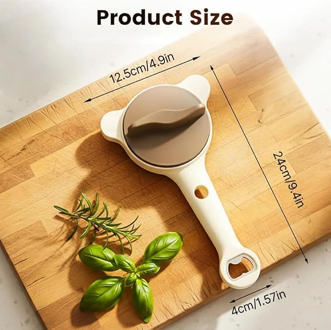 4 in 1 Multi-Purpose Jar Opener, 2026 Upgrade Adjustable Three Claw Bottle Opener, Can Opener with Non-Slip Grip, Multi Size Lid Tool for Seniors, Home Kitchen Helper (2pcs)