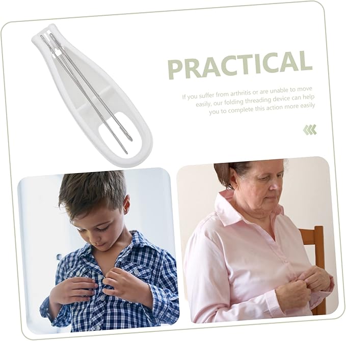 Mobestech Button Hooks for Clothes Tool to Help Button Jeans Pant Zipper Helper for Elderly Hook Helper Grabbers for Seniors Zipper Puller Dressing Aid Tool for Disabled