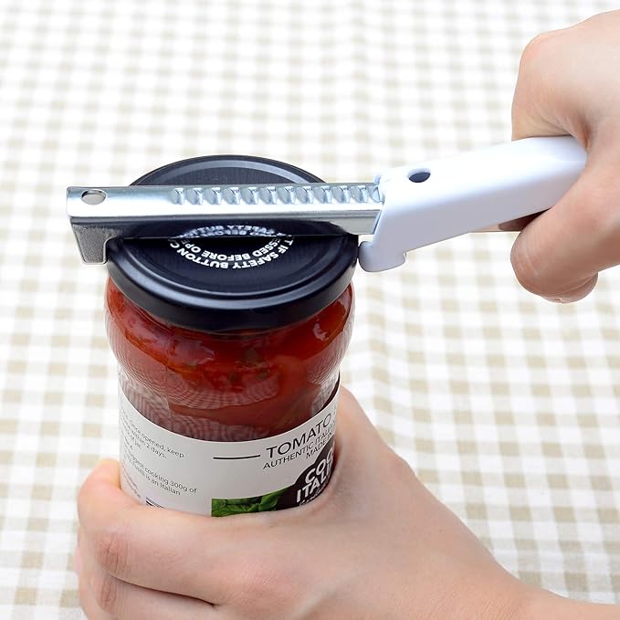 Kichwit Adjustable Jar Opener for Arthritis & Weak Hands & Seniors, Easily Opens 3/8" to 4" Jar and Bottle Lids