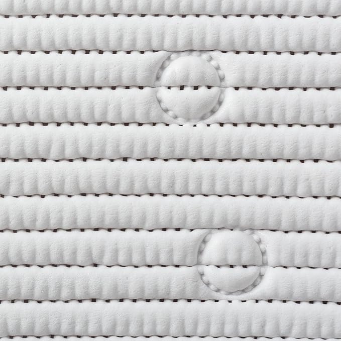 Duck Brand Clorox Cushioned Shower Mat, Non Slip Bathtub Mat with Suction Cups, 21 Inches x 21 Inches, White, 2 Pack
