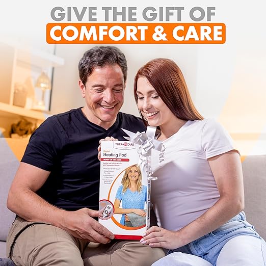 TheraCare Digital 12” x 15” Heating Pad | Moist & Dry Heat | Wide Range 110°F-160°F | Soothing Warm Relief | Personal Size 12” x 15” | Safe, Automatic Shut Off