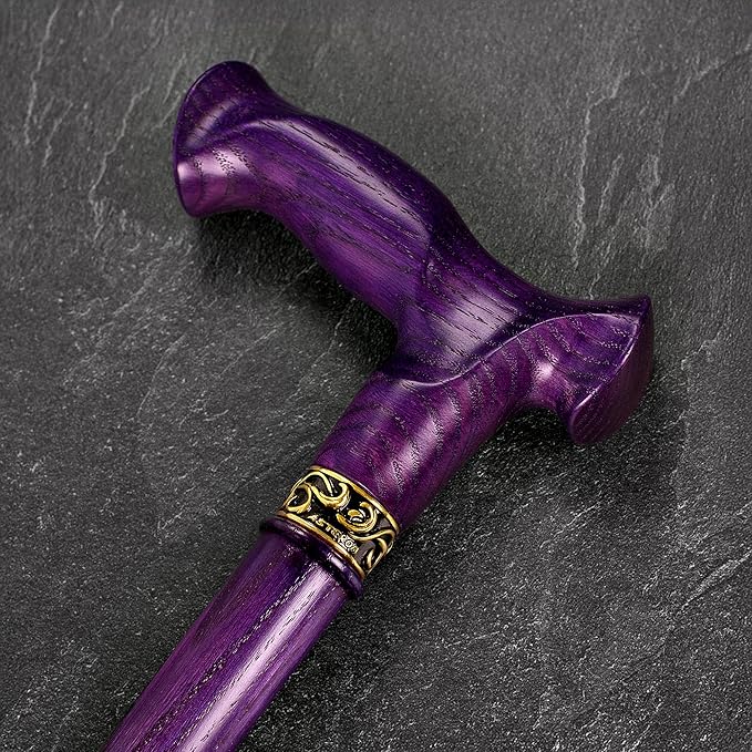 Asterom Handcrafted Canes for Men - Ergonomic, Stylish, Wooden Walking Cane for Men, Cool Walking Sticks for Seniors