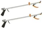 Cubii Health Reacher, Compact 15" Ergonomic Reaching Aid with Magnet, Portable 4.9 oz. Magnetic Grabber Tool & Reaching Claw, Aluminum Trash Pickup, Lightbulb Remover, & Garden Nabber, Pack of 2