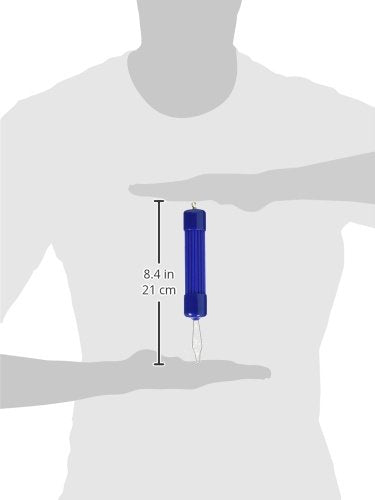 Sammons Preston Button Hook with Supergrip Handle, Independent Dressing Aid for Hooking, Buttoning Device with Rubber Ridges for Getting Dressed, Dress Stick for Arthritis, Elderly, Limited Hand Mobility