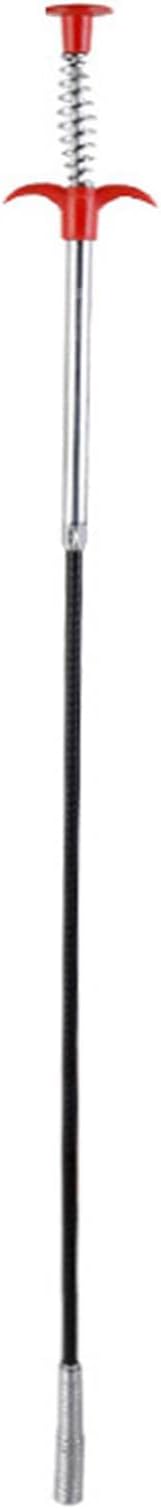 22.44 inch Drain Snake Hair Drain Clog Remover Tool, Flexible Grabber Claw Pick Up Reacher with 4 Claws, Plumbing Snake for Shower, Toilet, Kitchen Sink & Tub(Size:0.57m)