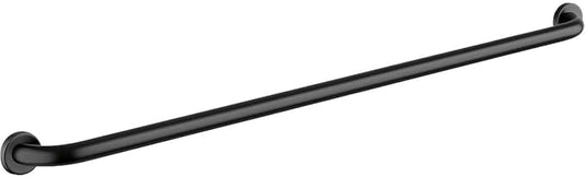 42″ Stainless Steel Matte Black Restroom Grab Bar – Wall Mount Bathroom Safety Rail for Elderly, Shower and Toilet Support, Commercial and Home Use – 250 lb Capacity, Straight Bar