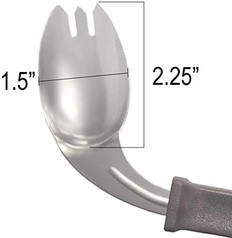 Rehabilitation Advantage Left Handed Grip Easy Offset Spork