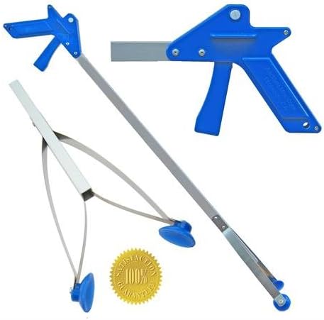 ArcMate 22" EZ Reacher Standard - Grabber Reacher with 5 lb. Pickup Capacity, 4.5" Wide Fingers, Heat Resistant Silicone Tips, and Aluminum Shaft - Grabber Tool for Elderly, Post Op, Accessibility