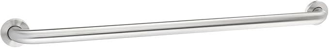 Amazon Basics Bathroom Handicap Safety Grab Bar, 42 Inch Length, 1.5 Inch Diameter, 500LBs Capacity, ADA Compliant, Stainless Steel