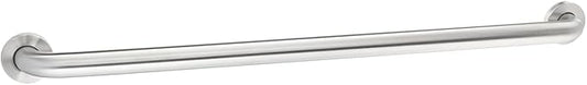 Amazon Basics Bathroom Safety Handicap Grab Bar, 36 Inch Length, 1.5 Inch Diameter, 500LBs Capacity, ADA Compliant, Stainless Steel