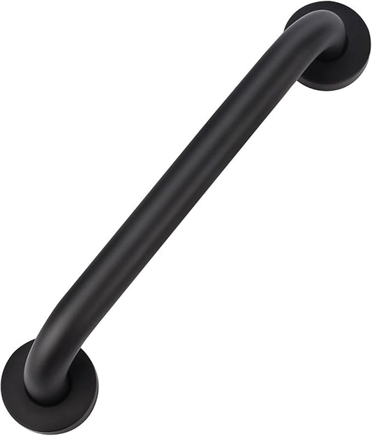 supregear Bathroom Grab Bar, 12 in Non-Slip 201 Stainless Steel Bathroom Safety Grab Bar Oil Rubbed Black Hand Rail for Bathtub Toilet Kitchen Bedroom Shower, Concealed Screw Wall Mounted