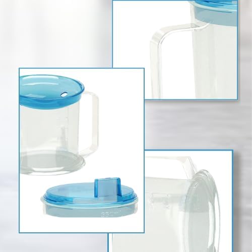 | Adult sippy cup for elderly spill proof | adult sippy cups for elderly spill proof with straw | Set of 5 pcs with stainless steel straws and dishwasher