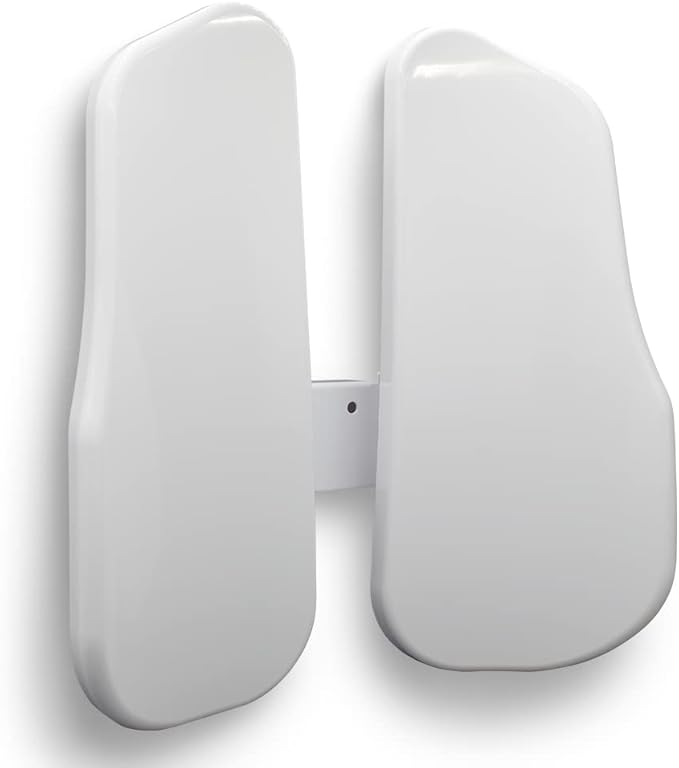 Fix Position Toilet Back Support — 2-Panel Backrest Toilet Assistance for Elderly — Lumbar Support for Bathroom — Ultra-Comfortable Bathroom Toilet Support — Accessible Handicap Toilet Aid