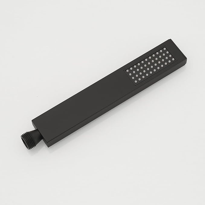 Hand Shower Wand Handheld Shower Spray High Pressure Single Function Luxury Hand Showerhead Matte Black