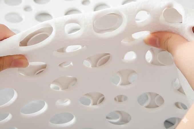 Non Sllip Shower Mat for Inside Shower Bath Mat for Shower, TPE Bathroom Mat 30x17 in (75X43 cm)