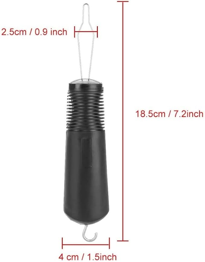 Makihoma Button Hook and Zipper Pull Button Hook Dressing aids Button Assist Helper Tool
