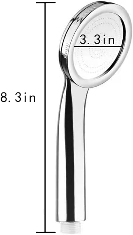 High Pressure Shower Head Hand-Held,Hand Held Shower Head with Handheld Spray,Modern Handheld Shower Heads, Powerful Shower Spray