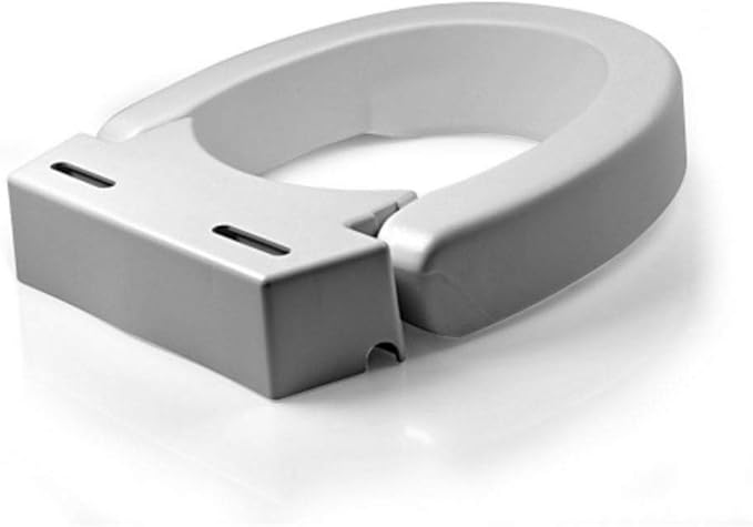 Maddak Inc. Maddak Hinged Elevated Toilet Seat, Standard (725711000), White