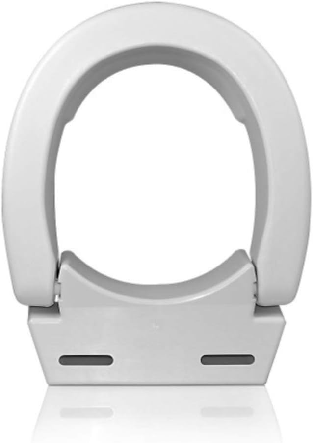 Maddak Inc. Maddak Hinged Elevated Toilet Seat, Standard (725711000), White