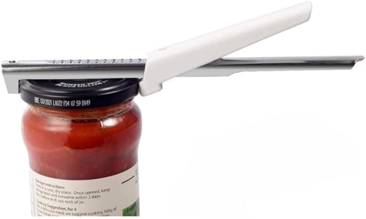 Kichwit Adjustable Jar Opener for Arthritis & Weak Hands & Seniors, Easily Opens 3/8" to 4" Jar and Bottle Lids
