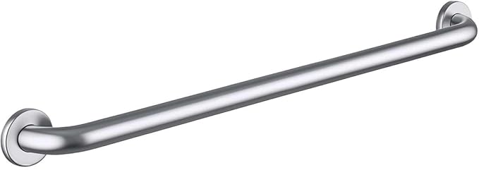 42" Stainless Steel Grab Bar for Bathroom - Wall Mounted Safety Handrail with Satin Finish, 250 lb Support for Toilet, Shower, Restroom, Elderly, Commercial & Home Use