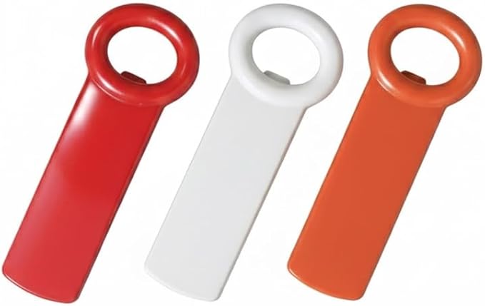 3 Pcs Jar Keys, Jar Opener Jar Grippers Can Lid Opener Jar Lid Gripper Jar Opener Tool, Open Jar Tool for Elderly Children Women Weak Hands 5.5 inç (Red,White, Orange)