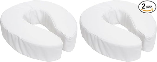 Essential Medical Supply Padded Toilet Riser, Plastic, 2" (Pack of 2)
