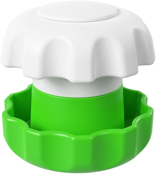 EZY DOSE Crush Pill, Vitamins, Tablets Crusher and Grinder with Storage Compartment, Pets, Elderly, Effortlessly Crushes Medications into Fine Powder, Durable, Easy-to-Use, Green, Large, BPA Free