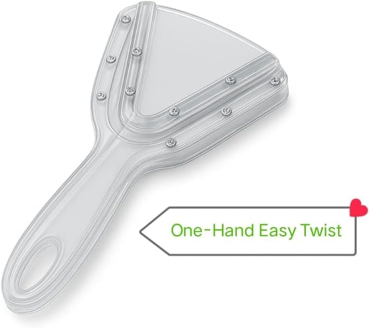 Jar Opener for Seniors | Easy Grip Lid Opener for Weak Hands & Arthritis | Non-Slip PP Plastic with Stainless Steel Core for Small & Medium Jars