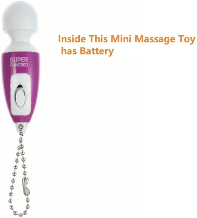 Power Big Handheld Electric Back Body Massager for Woman Sport Recovery Muscle ACH Pain Shoulder Neck Leg Hand Foot Massage Tool (Purple Big Massage and Purple Mini Tool)